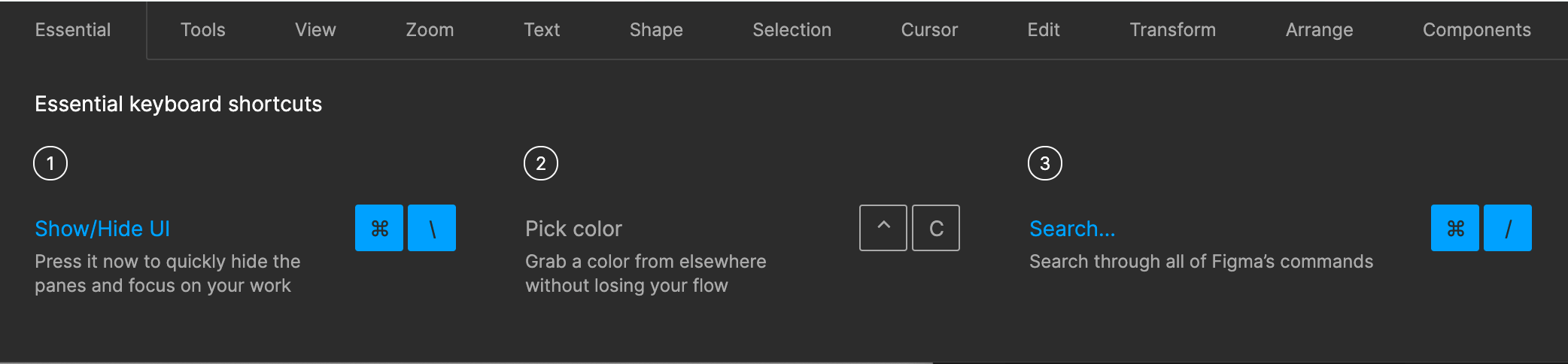 4.4 Figma Shortcuts